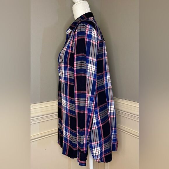 OldâNavy FlannelâButtonâDownâShirtâSizeâMedium - Picture 2 of 5